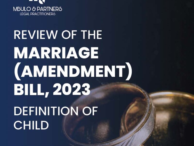 Review of the Marriage (Amendment) Bill, 2023- Definition of child